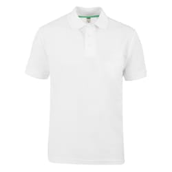 Duke Mens D555 Grant Kingsize Pique Polo Shirt - 5XL, White