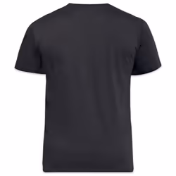 Duke Mens D555 Kingsize Flyers-1 Crew Neck T-Shirt - 6XL, Black
