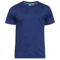 Duke Mens D555 Kingsize Flyers-1 Crew Neck T-Shirt - 4XL, Navy