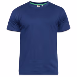 Duke Mens D555 Kingsize Flyers-1 Crew Neck T-Shirt - 6XL, Navy