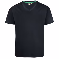Duke Mens D555 Kingsize Signature-1 Cotton T-Shirt - 2XL, Black