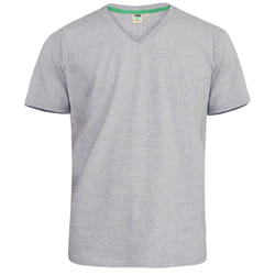Duke Mens D555 Kingsize Signature-1 Cotton T-Shirt - 2XL, Grey