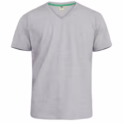 Duke Mens D555 Kingsize Signature-1 Cotton T-Shirt - 4XL, Grey