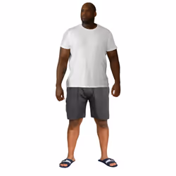 Duke Mens D555 John Kingsize Lightweight Cotton Cargo Shorts - 3XL, Grey