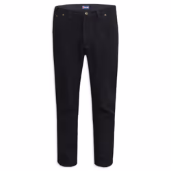 Duke Mens Rockford Comfort Fit Jeans - 34L, Black