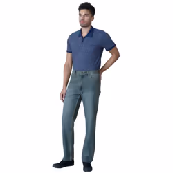 Duke Mens Rockford Comfort Fit Jeans - 38S, Dirty Denim
