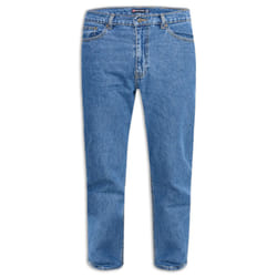 Duke Mens Rockford Kingsize Comfort Fit Jeans - 54R, Stonewash