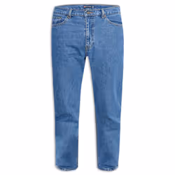 Duke Mens Rockford Kingsize Comfort Fit Jeans - 68R, Stonewash
