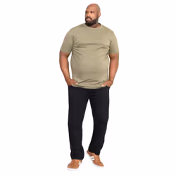 Duke Mens Rockford Kingsize Comfort Fit Jeans - 68R, Black