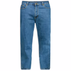 Duke Mens Rockford Carlos Kingsize Stretch Jeans - 60S, Stonewash