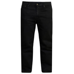 Duke Mens Rockford Carlos Kingsize Stretch Jeans - 50L, Black
