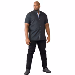 Duke Mens Rockford Carlos Kingsize Stretch Jeans - 50L, Black