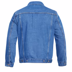 Duke Mens Western Trucker Style Denim Jacket - Medium, Stonewash