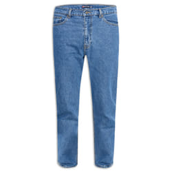 Duke Mens Rockford Tall Comfort Fit Jeans - 44XL, Stonewash