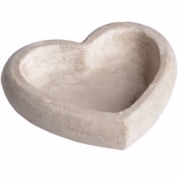 Hill Interiors Stone Heart Dish