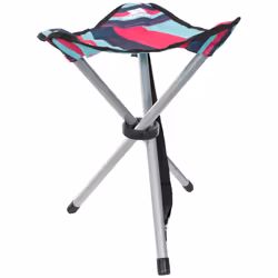 Trespass Ritchie Tripod Camping Stool/Chair - One Size, Tropical Stripe