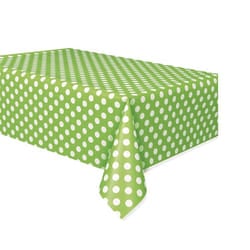 Unique Party Polka Dot Plastic Tablecover