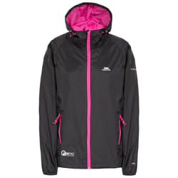 Trespass Womens/Ladies Qikpac Waterproof Packaway Shell Jacket - XXS, Black