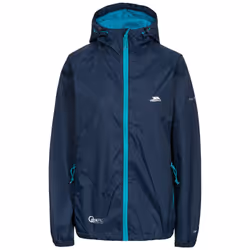 Trespass Womens/Ladies Qikpac Waterproof Packaway Shell Jacket - XXS, Navy