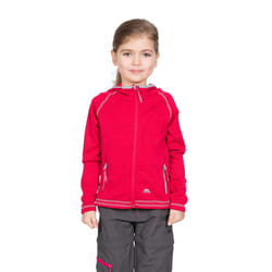 Trespass Childrens Girls Goodness Full Zip Hooded Fleece Jacket - 2-3 Years, Raspberry Marl