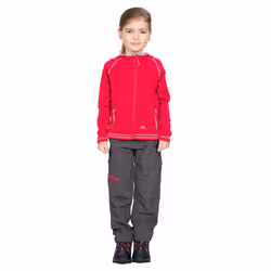 Trespass Childrens Girls Goodness Full Zip Hooded Fleece Jacket - 2-3 Years, Raspberry Marl