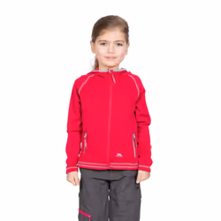 Trespass Childrens Girls Goodness Full Zip Hooded Fleece Jacket - 3-4 Years, Raspberry Marl