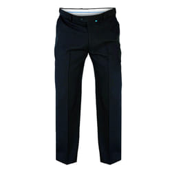Duke Mens Kingsize Max D555 Adjustable Waist Trousers - 68S, Black