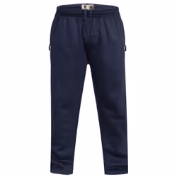 Duke Mens Kingsize Albert Open Hem Jogging Bottoms - 4XL, Navy