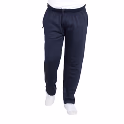 Duke Mens Kingsize Albert Open Hem Jogging Bottoms - 4XL, Navy