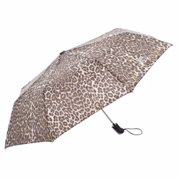 Trespass Maggiemay Automatic Umbrella - One Size, Leopard Print