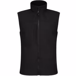 Regatta Mens Flux Softshell Bodywarmer / Sleeveless Jacket Water Repellent And Wind Resistant - 2XL, All Black