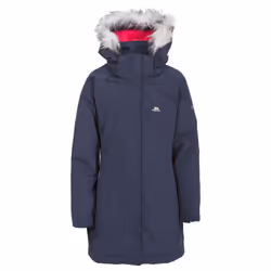 Trespass Childrens Girls Fame Waterproof Parka Jacket - 2-3 Years, Navy