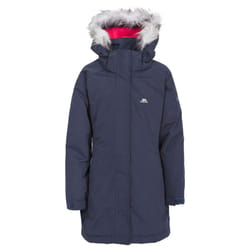 Trespass Childrens Girls Fame Waterproof Parka Jacket - 3-4 Years, Navy