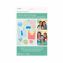 Unique Party Baby Shower Photo Booth Props (Pack Of 10)