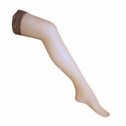 Couture Womens/Ladies Ultra Gloss Lace Top Hold Ups (1 Pair) - Large, Nude