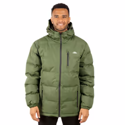 Trespass Mens Clip Padded Jacket - S, Moss