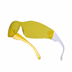 Delta Plus Brava 2 Safety Glasses - One Size, Yellow