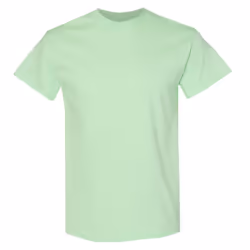 Gildan Mens Heavy Cotton Short Sleeve T-Shirt - XL, Mint Green