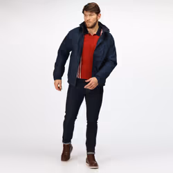 Regatta Dover Waterproof Windproof Jacket (Thermo-Guard Insulation) - XS, Navy/Navy