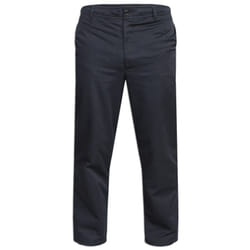 Duke Mens Kingsize Basilio D555 Full Elastic Waist Rugby Trousers - 56L, Black