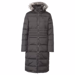 Trespass Womens/Ladies Phyllis Parka Down Jacket - XL, Black