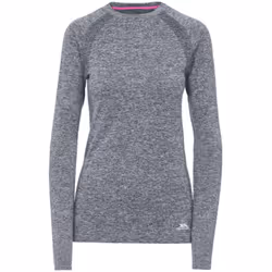 Trespass Womens/Ladies Welina Long Sleeve Active Top - S, Black Marl