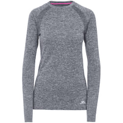 Trespass Womens/Ladies Welina Long Sleeve Active Top - S, Black Marl