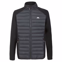 Trespass Mens Saunter Full Zip Fleece Jacket - S, Black