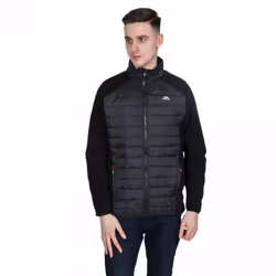 Trespass Mens Saunter Full Zip Fleece Jacket - S, Black