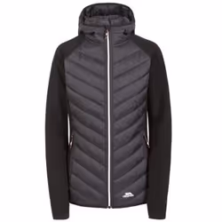 Trespass Womens/Ladies Boardwalk Padded Hooded Fleece Jacket - S, Black