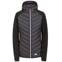 Trespass Womens/Ladies Boardwalk Padded Hooded Fleece Jacket - S, Black