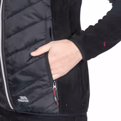 Trespass Womens/Ladies Boardwalk Padded Hooded Fleece Jacket - S, Black