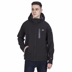 Trespass Mens Accelerator II Waterproof Softshell Jacket - XL, Black