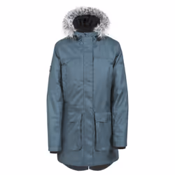 Trespass Womens/Ladies Thundery Waterproof Jacket - XXS, Teal/Silver Grey
